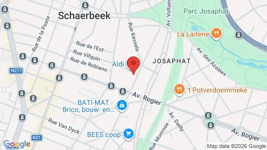 Apartments for rent in Brussels Schaarbeek - Photo from Google Street View