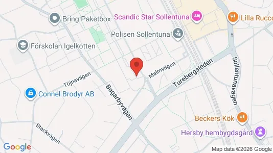 Apartments for rent i Sollentuna - kort over placeringen