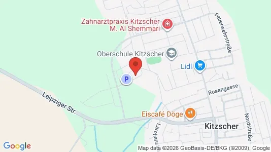 Apartments for rent i Leipzig - kort over placeringen
