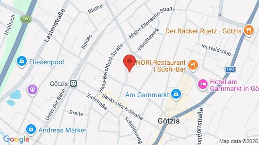 Apartments for rent i Götzis - kort over placeringen