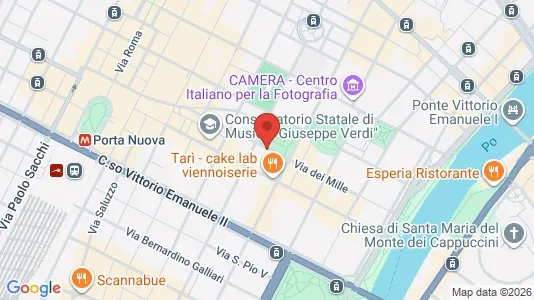 Apartments for rent i Turin - kort over placeringen