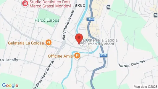 Apartments for rent i Mondovì - kort over placeringen
