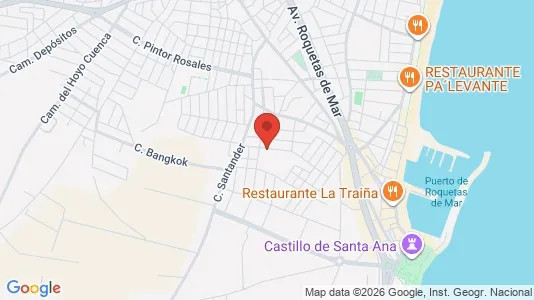 Apartments for rent in Roquetas de Mar - Photo from Google Street View
