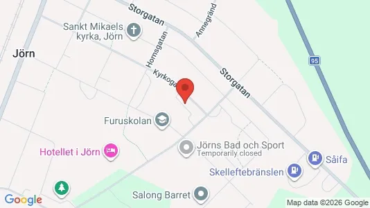 Apartments for rent i Skellefteå - kort over placeringen