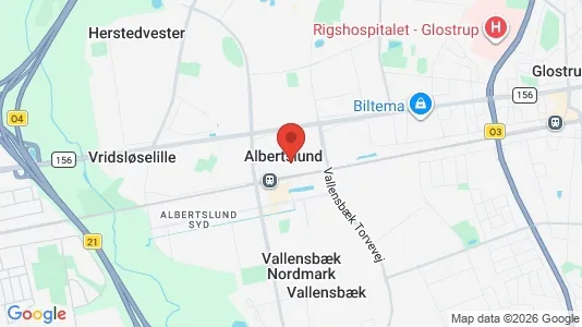 Apartments for rent i Albertslund - kort over placeringen