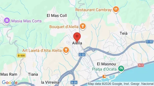 Houses for rent i Alella - kort over placeringen