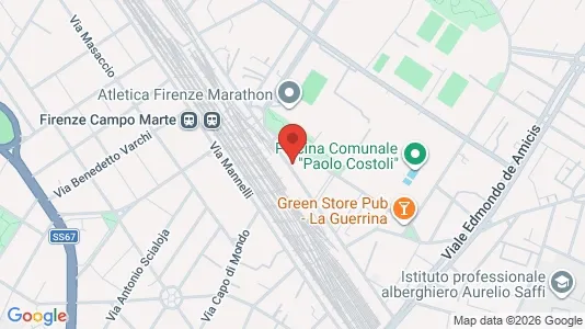 Rooms for rent i Florence - kort over placeringen