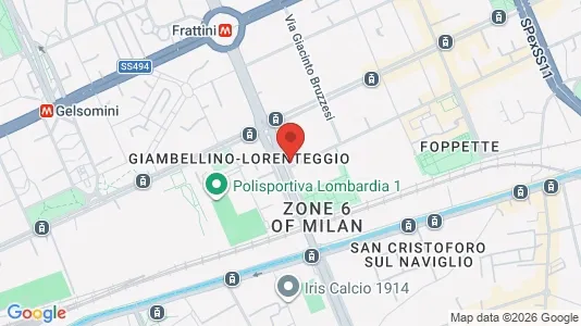 Apartments for rent i Milano Zona 6 - Barona, Lorenteggio - kort over placeringen