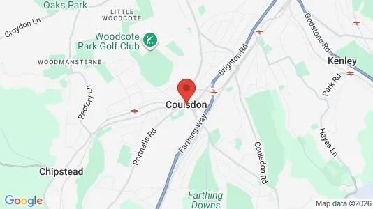 Houses for rent i Coulsdon - Surrey - kort over placeringen