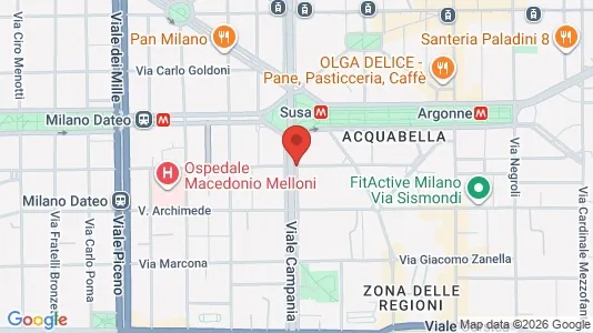 Apartments for rent i Milano Zona 3 - Porta Venezia, Città Studi, Lambrate - kort over placeringen