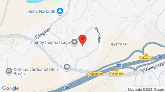 Apartments for rent i Borås - kort over placeringen