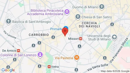 Apartments for rent i Milano Zona 1 - Centro storico - kort over placeringen