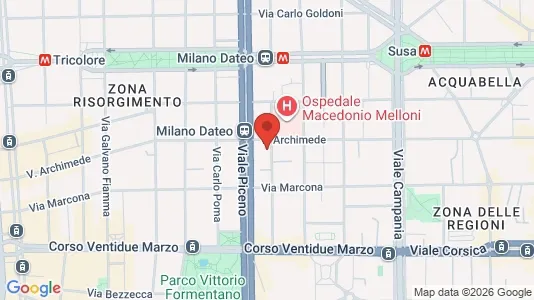 Apartments for rent i Milano Zona 1 - Centro storico - kort over placeringen