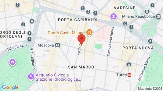 Apartments for rent i Milano Zona 1 - Centro storico - kort over placeringen