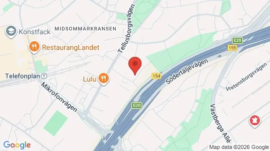 Apartments for rent i Stockholm South - kort over placeringen