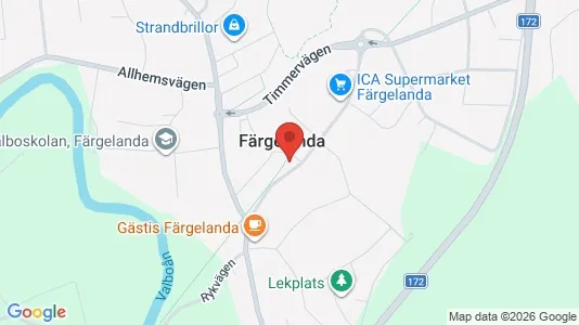 Apartments for rent i Färgelanda - kort over placeringen
