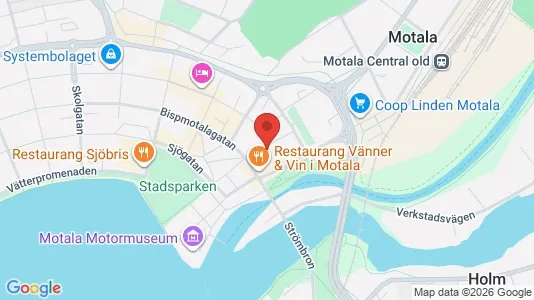Apartments for rent i Motala - kort over placeringen