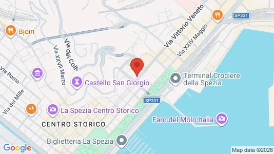 Apartments for rent i La Spezia - kort over placeringen