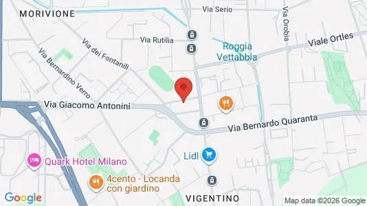 Apartments for rent i Milano Zona 5 - Vigentino, Chiaravalle, Gratosoglio - kort over placeringen