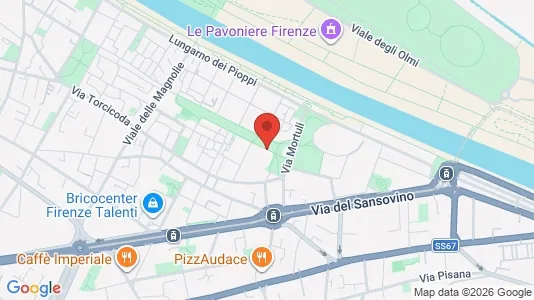 Apartments for rent i Florence - kort over placeringen