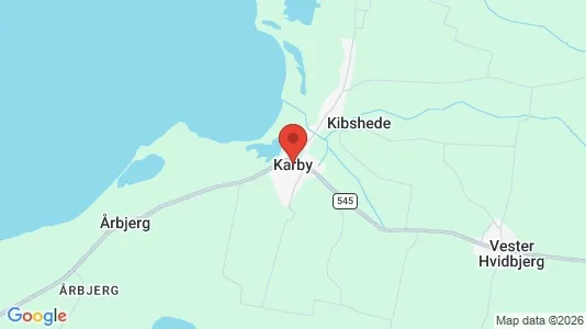 Apartments for rent i Karby - kort over placeringen
