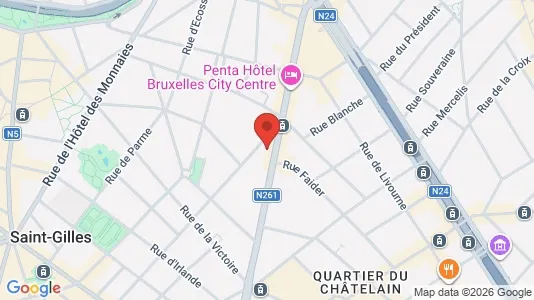 Apartments for rent in Brussels Sint-Gillis - Photo from Google Street View