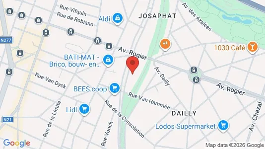 Apartments for rent in Brussels Schaarbeek - Photo from Google Street View