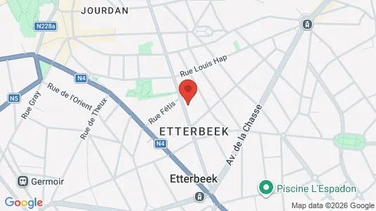Apartments for rent in Brussels Etterbeek - Photo from Google Street View