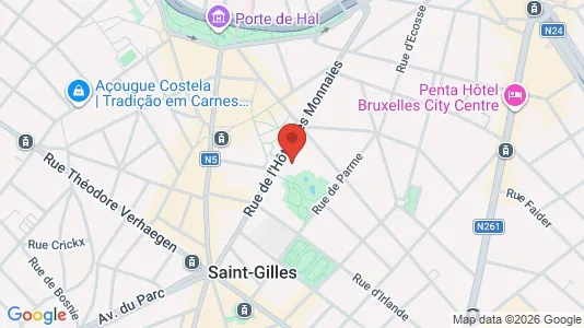 Apartments for rent in Brussels Sint-Gillis - Photo from Google Street View