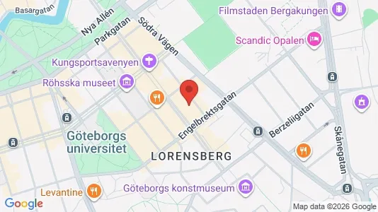 Apartments for rent i Gothenburg City Centre - kort over placeringen