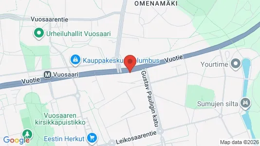 Apartments for rent i Helsinki Itäinen - kort over placeringen