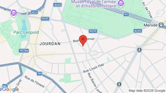 Apartments for rent in Brussels Etterbeek - Photo from Google Street View
