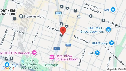 Apartments for rent in Brussels Schaarbeek - Photo from Google Street View