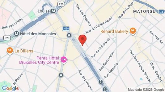 Apartments for rent in Brussels Elsene - Photo from Google Street View