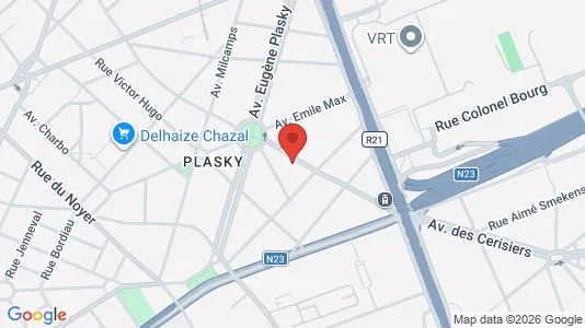 Apartments for rent in Brussels Schaarbeek - Photo from Google Street View