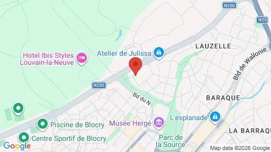 Apartments for rent in Ottignies-Louvain-la-Neuve - Photo from Google Street View