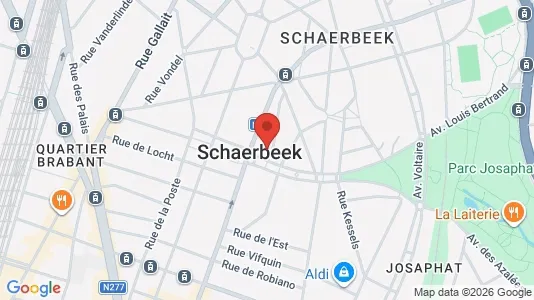 Apartments for rent in Brussels Schaarbeek - Photo from Google Street View