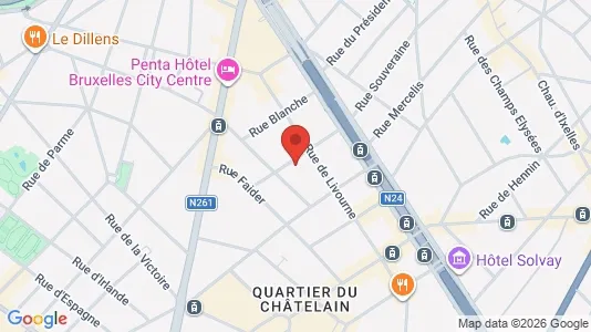 Apartments for rent in Brussels Elsene - Photo from Google Street View
