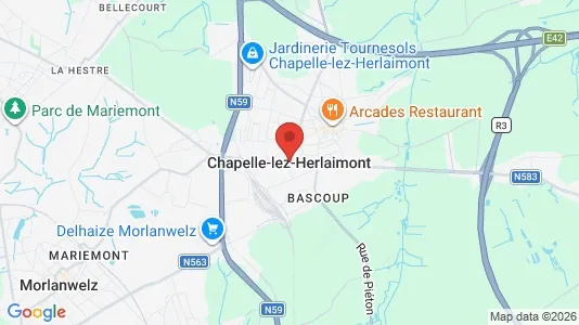 Apartments for rent in Chapelle-lez-Herlaimont - Photo from Google Street View