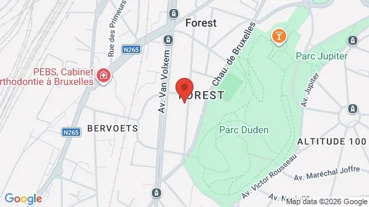 Apartments for rent in Brussels Vorst - Photo from Google Street View
