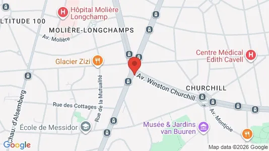 Apartments for rent in Brussels Ukkel - Photo from Google Street View