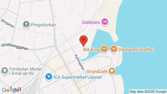Apartments for rent i Åmål - kort over placeringen