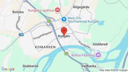 Rooms for rent i Kungälv - kort over placeringen