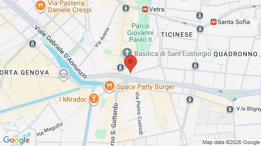 Apartments for rent i Milano Zona 1 - Centro storico - kort over placeringen