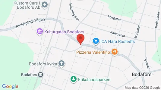 Apartments for rent i Nässjö - kort over placeringen