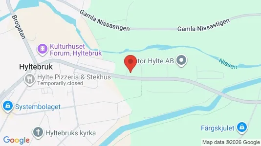 Apartments for rent i Hylte - kort over placeringen