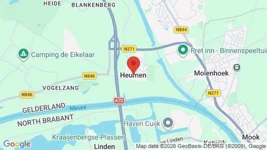 Apartments for rent i Heumen - kort over placeringen