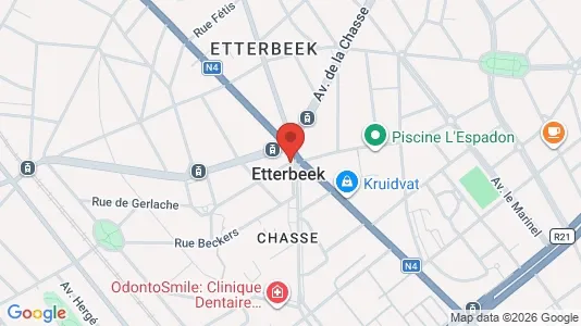 Apartments for rent in Brussels Etterbeek - Photo from Google Street View