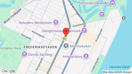 Apartments for rent i Copenhagen K - kort over placeringen