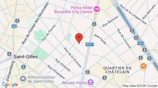 Apartments for rent in Brussels Sint-Gillis - Photo from Google Street View